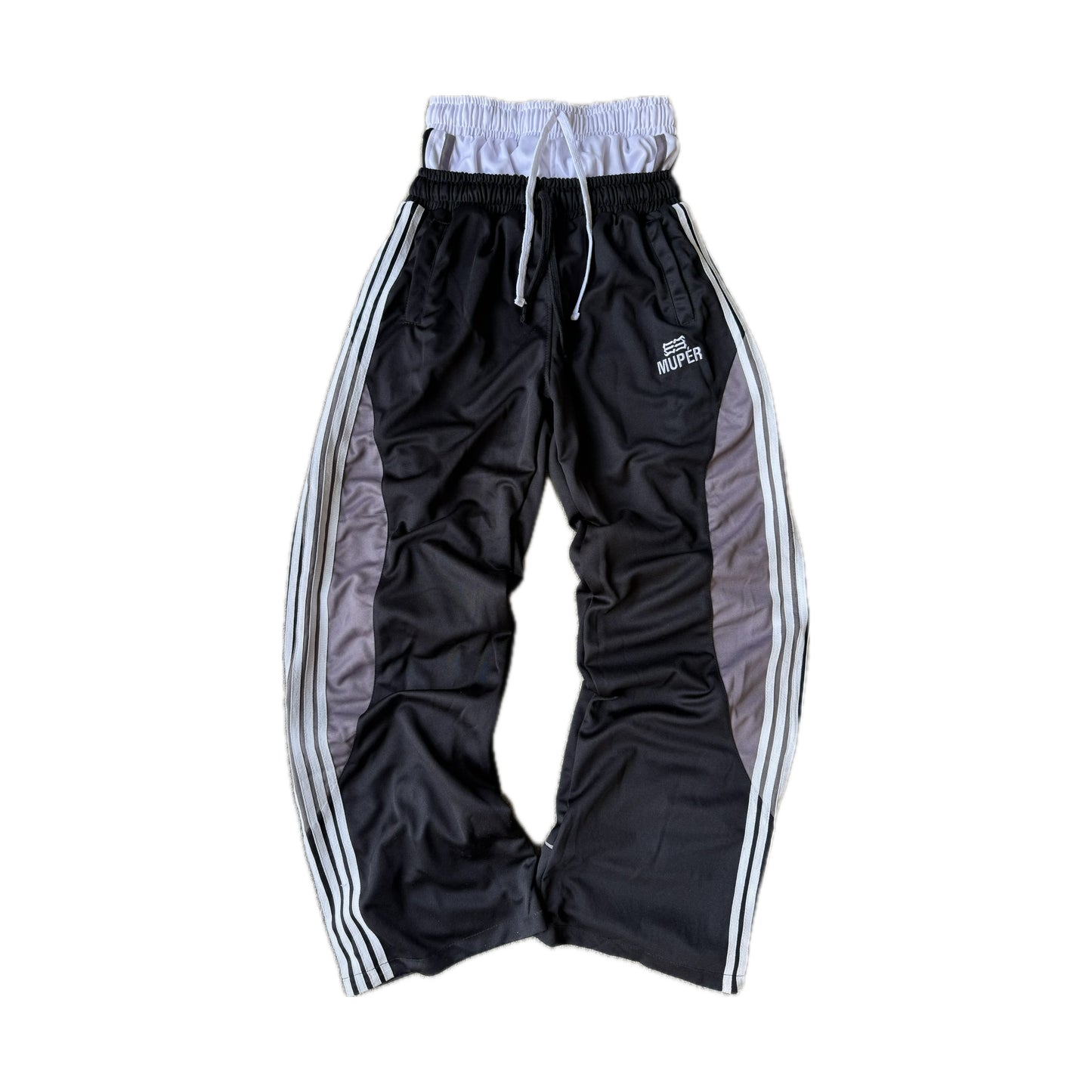 DOUBLE WAIST TRACK PANTS