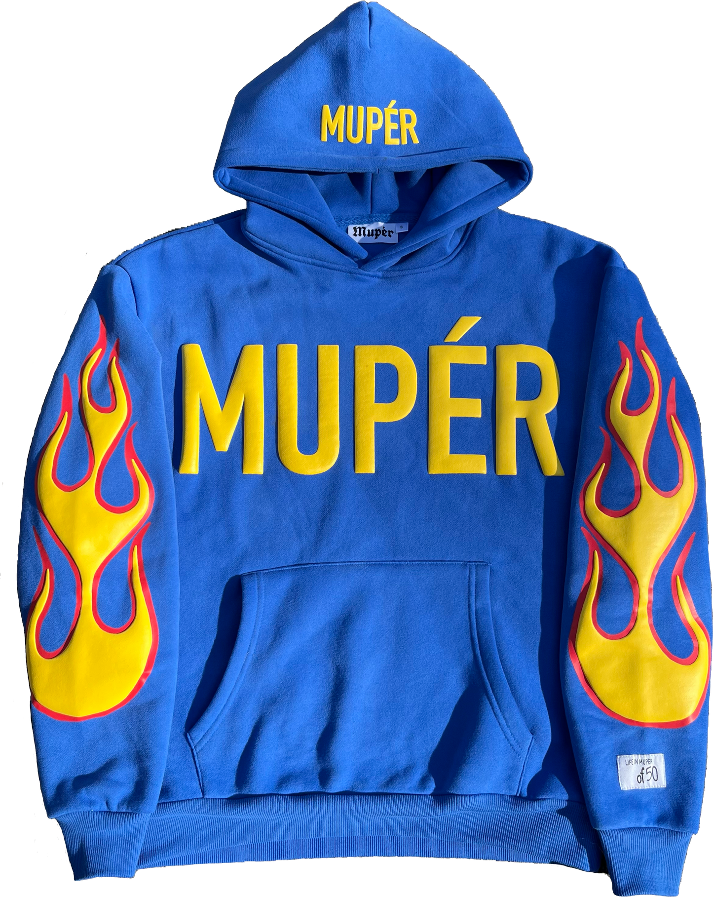 MUPÉR BLUE FLAME HOODIE