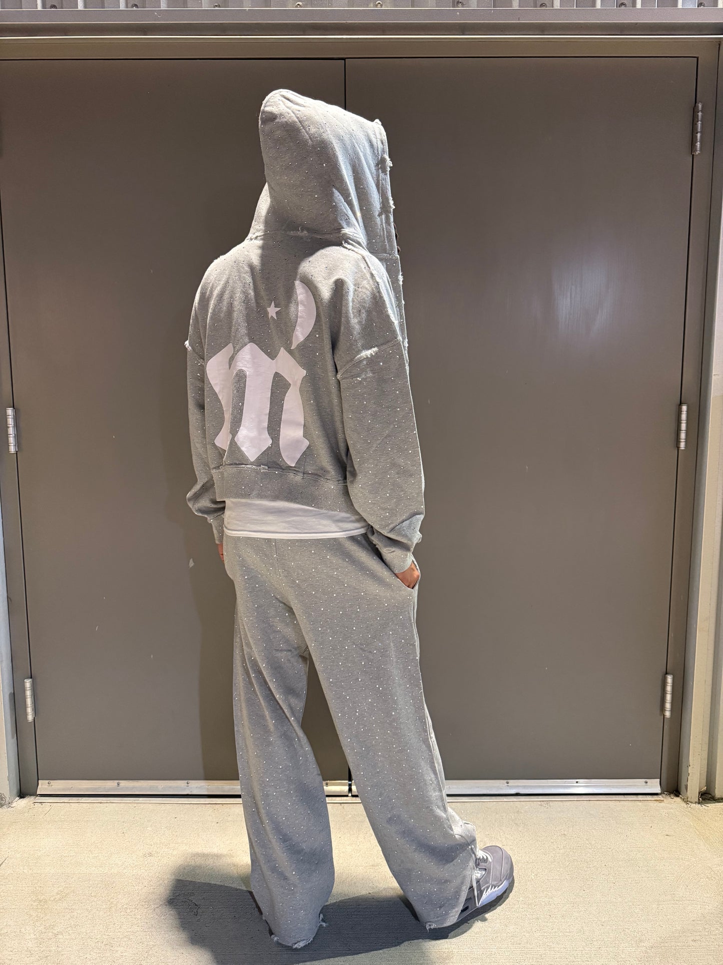 “COOL NIGHT”  Grey Sweatsuit/ Pants
