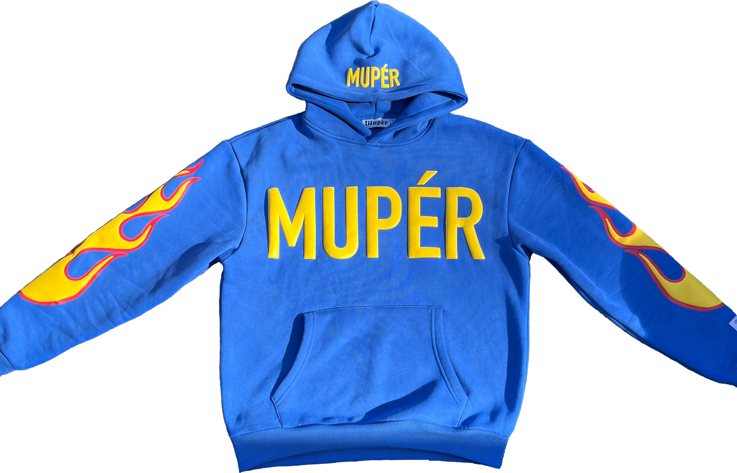 MUPÉR BLUE FLAME HOODIE